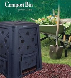 The Redmon Green culture compost bin is a great, affordable bin for any garden.